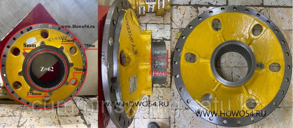 Ступица ведущего колеса в сборе SHANTUI SD16 16Y-18-00045 - фото 1 - id-p116045852