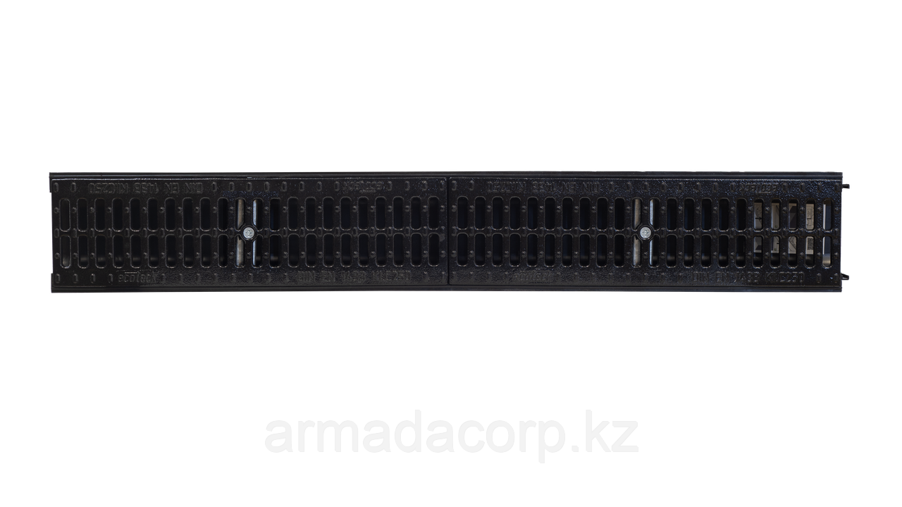Лоток водооотведения Ecoteck STANDART 100.95 h99 с решеткой 100 чугунной поперечной, кл. С250