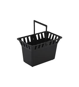 Тұтқасы бар жаңбыр қабылдағыш себет (қара)