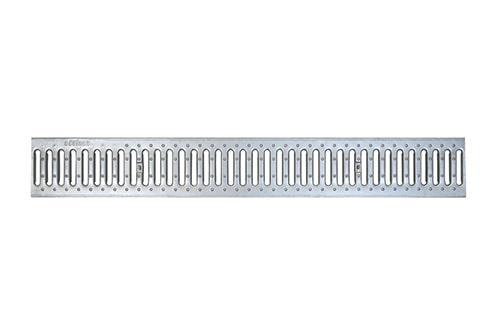 Решетка водоприемная Ecoteck STANDART 100 стальная штампованная оцинкованная (с отверстиями), кл. А 15, фото 2