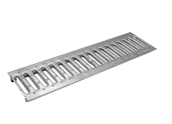 Решетка  водоприемная Ecoteck Standart 100 стальная штампованная оцинкованная для пескоуловителя с, фото 2