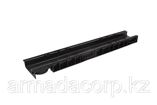 Лоток водоотвода 100.65 h69 пластиковый (черный)