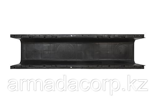 Лоток водоотвода ливневка 200.210 h214 пластиковый (черный), фото 2