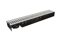 Лоток водоотвода ливневка STANDART 100.95 h99 с решеткой стальной, кл. А15