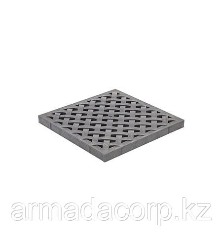 Решетка пластиковая усиленная к дождеприемнику (металлик)