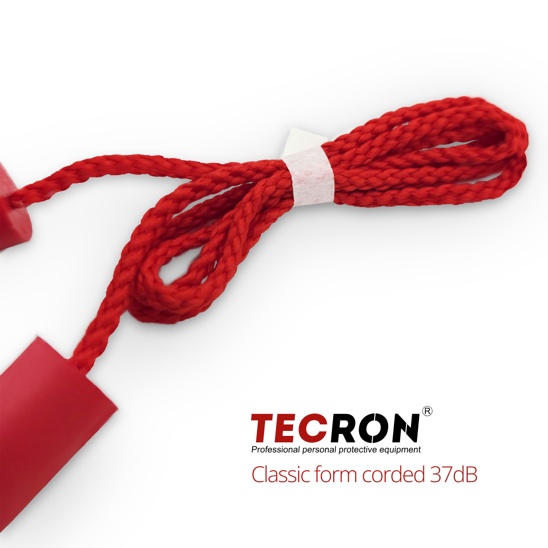 Беруши противошумные со шнурком TECRON Classic form corded 37dB - фото 2 - id-p63334258