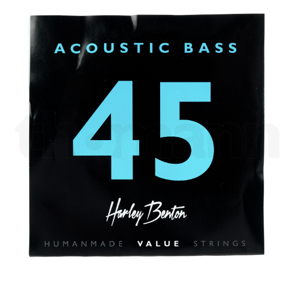 Комплект струн для акустической бас-гитары, бронзовые, Harley Benton Valuestrings A-Bass 45-105