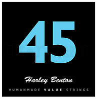 Комплект струн для бас-гитары, никелированные, Harley Benton Valuestrings Bass 45-105