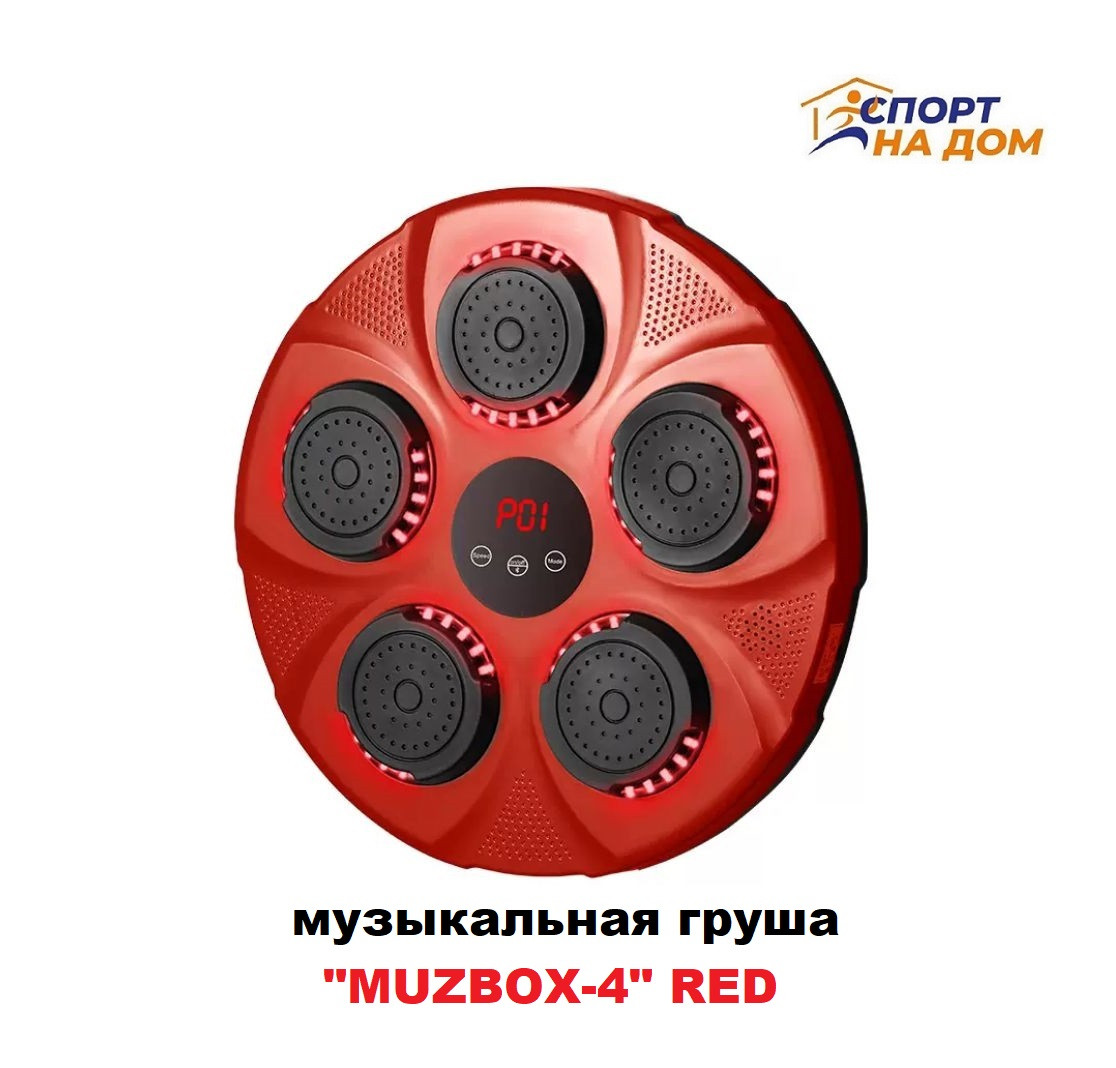 Музыкальная груша для бокса "MUZBOX-4" RED