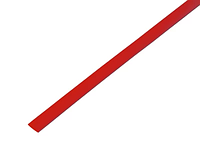 Трубка термоусаживаемая ТУТ нг 6,0./3,0мм красная, упаковка 50шт. по 1м REXANT