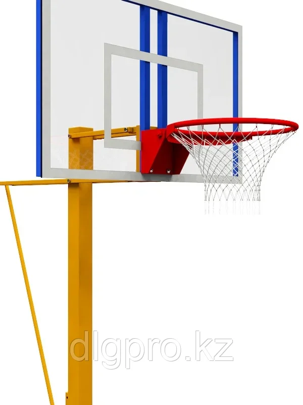 Мобильная баскетбольная разборная стойка с регулировкой высоты - фото 3 - id-p116050308