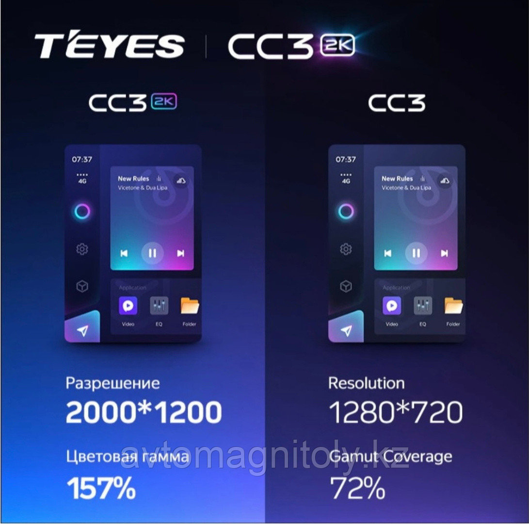 Автомагнитола Teyes CC3 2K 4GB/32GB для Kia Cerato 2020-2022 - фото 2 - id-p116050482