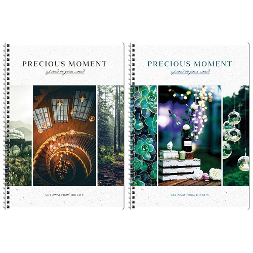 Тетрадь 80л., А4, клетка на гребне ArtSpace "Стиль. Precious moments", ВД-лак