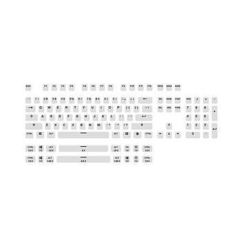 Набор кнопок на клавиатуру Steelseries PrismCAPS White- US (White), фото 2