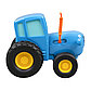 Синий трактор: Модель металл свет-звук, синий, фото 2