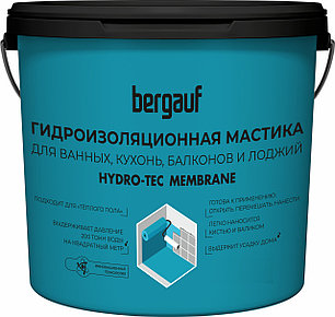 Гидроизоляционная мастика под плиточные облицовки Bergauf "Hydro-Tec Membrane", 4 кг, фото 2