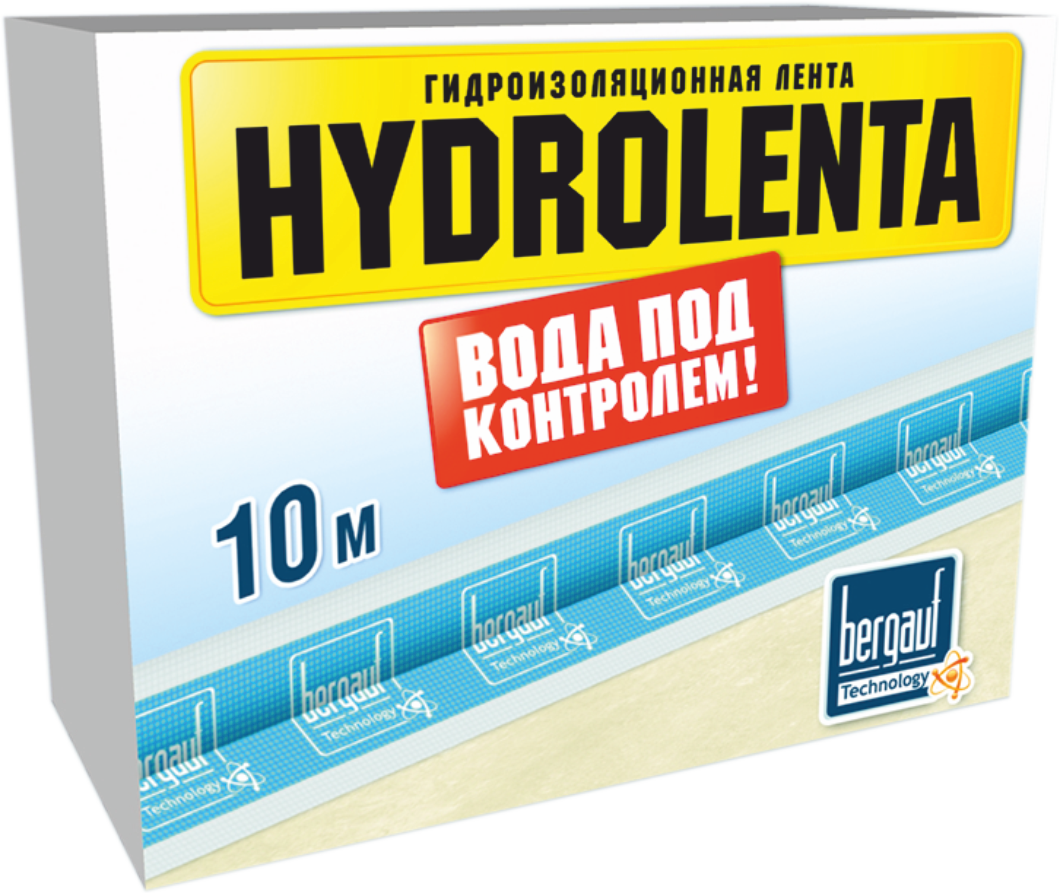 Лента для гидроизоляции, HYDROLENTA, 10м., Bergauf