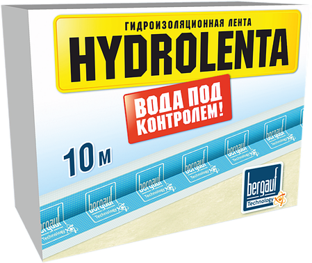 Лента для гидроизоляции, HYDROLENTA, 10м., Bergauf, фото 2