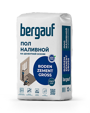 Наливной пол BODEN ZEMENT GROSS (БОДЕН ЦЕМЕНТ ГРОСС), 25 кг, Bergauf, фото 4