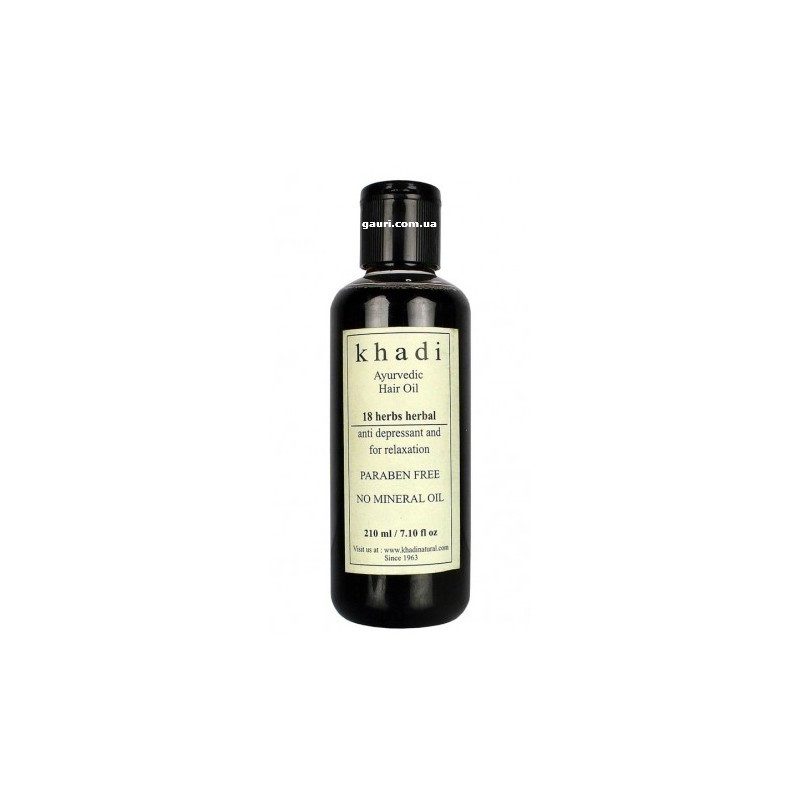 Масло для восстановления волос "18 Трав" (Hair Oil "18 Herbs" KHADI), 210мл