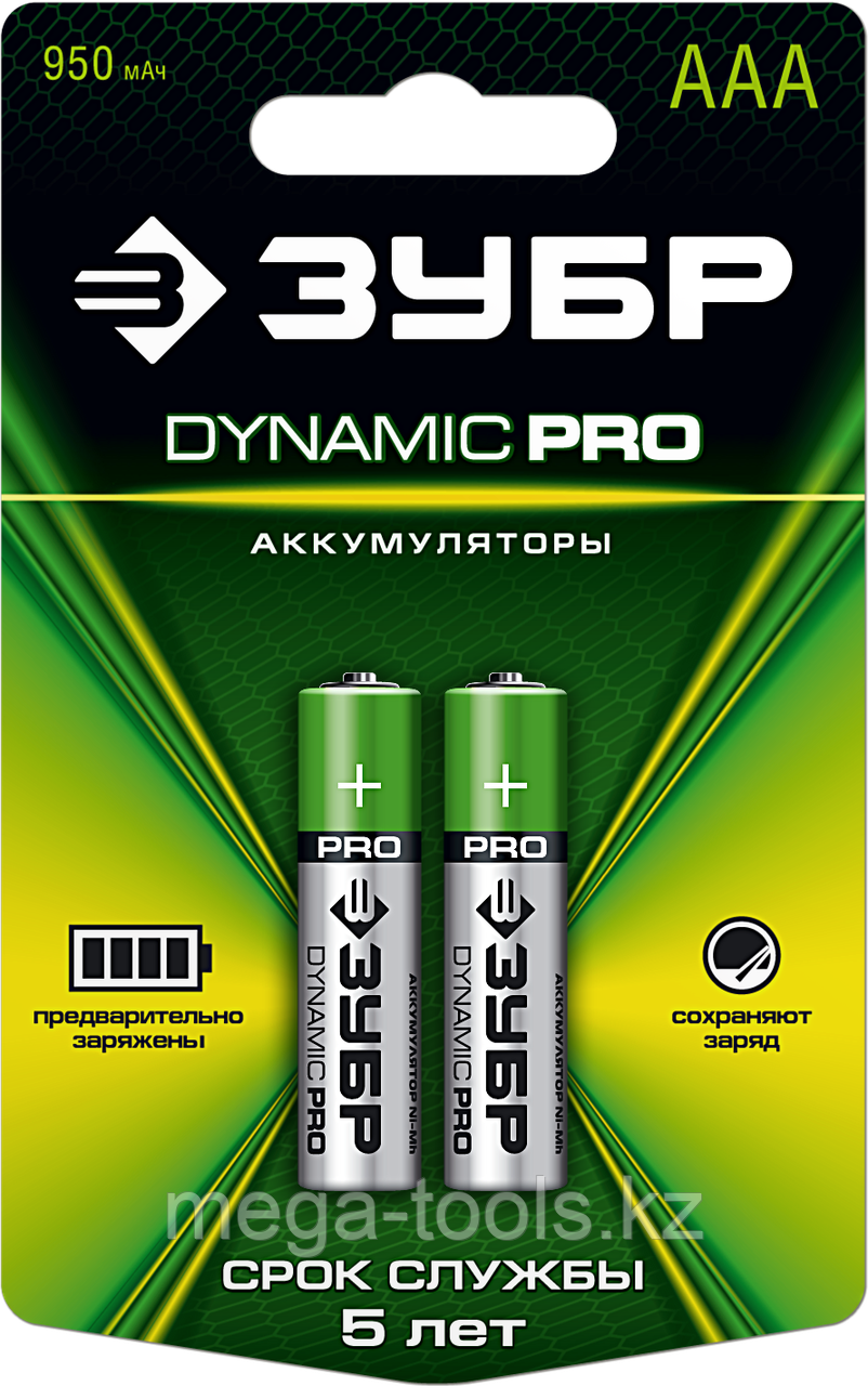 Аккумуляторы DYNAMIC PRO никель-металлгидридные (NiMH), ААА, 950мА/ч 59271z - фото 1 - id-p116055851