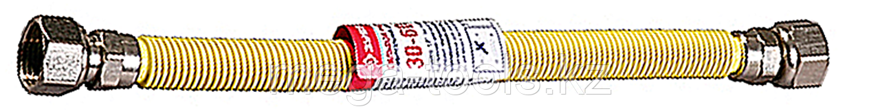 Подводка сильфонная для газа растяжная, г/г 51007-G серия «ЭКСПЕРТ» - фото 1 - id-p116058109
