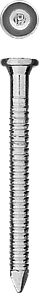 Гвозди ершеные с конической головкой оцинкованные чертеж № 7811-7459, коробка 5 кг 305160-   серия «МАСТЕР»