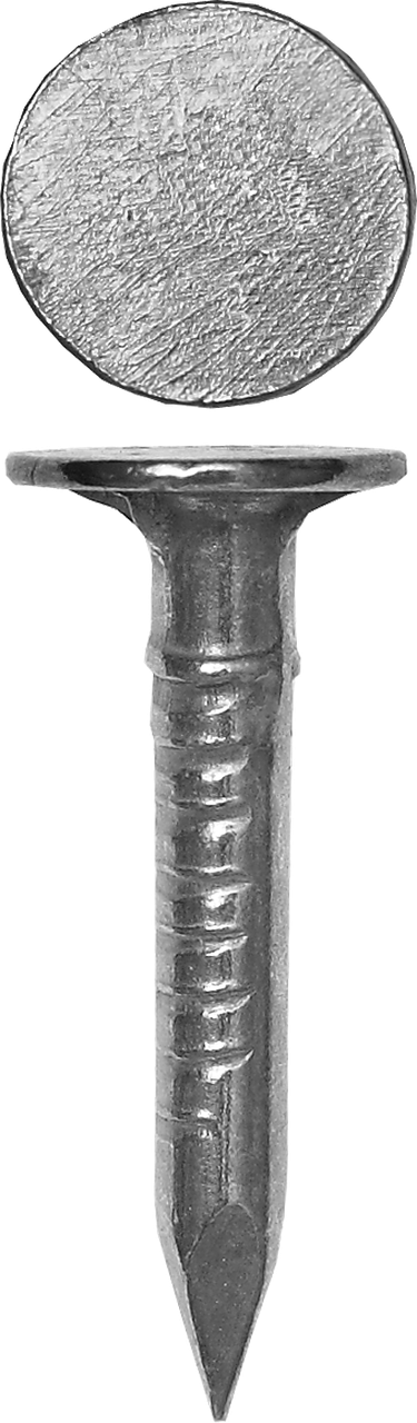 Гвозди с большой потайной головкой оцинкованные чертеж № 7811-7102, пакет 4-305096-   серия «МАСТЕР»