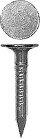 Гвозди с большой потайной головкой оцинкованные чертеж № 7811-7102, коробка 4-305091- серия «МАСТЕР»