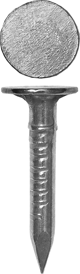 Гвозди с большой потайной головкой оцинкованные чертеж № 7811-7102, пакет 3060-   серия «МАСТЕР»