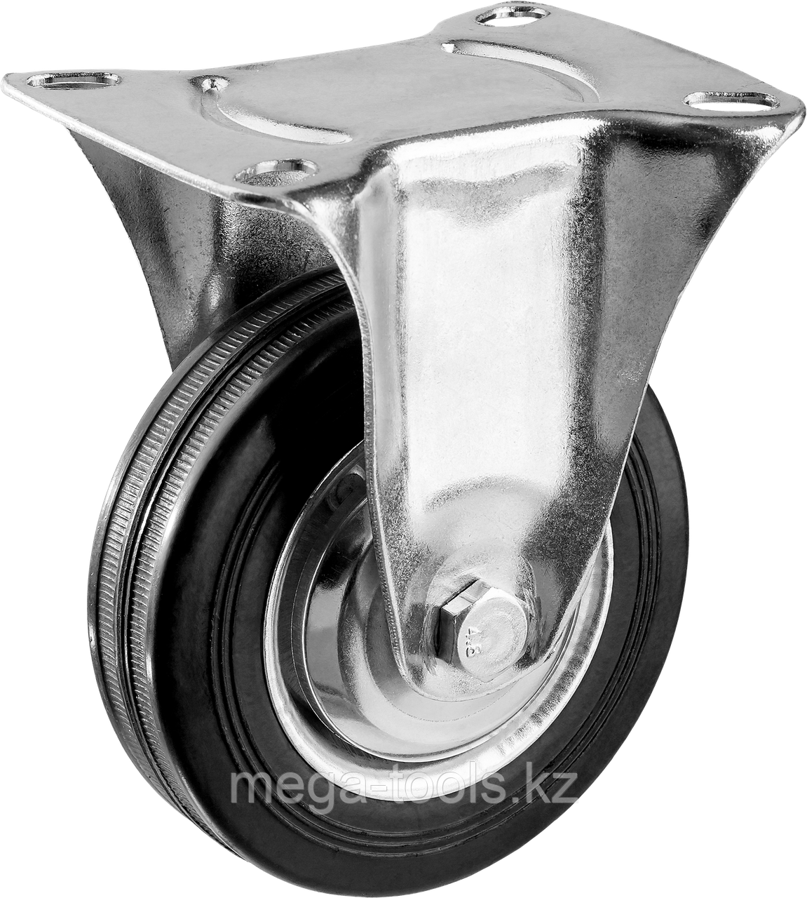 Колеса неповоротные из литой резины с металлическим диском 30936-F   серия «ПРОФЕССИОНАЛ»