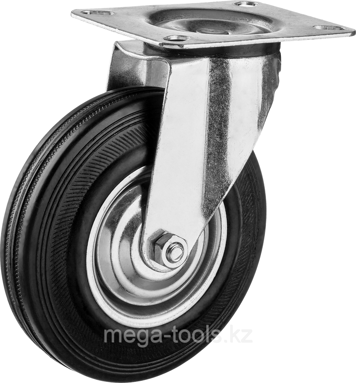 Колеса поворотные из литой резины с металлическим диском 30936-S   серия «ПРОФЕССИОНАЛ»