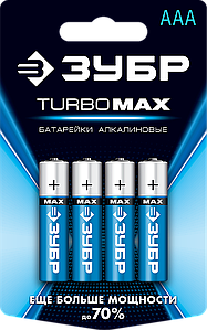 Батарейки ″TURBO MAX″ алкалиновые, AAA, 1,5В 59203N