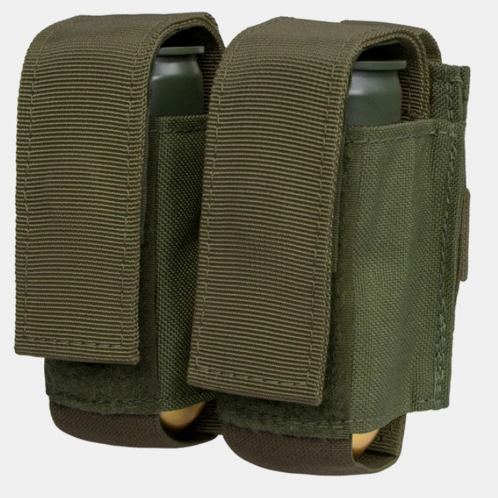 Подсумок двойной Condor для 2x гранат 40мм Цвет - Оливковый. Cordura 1000, фото 1