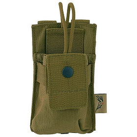 Подсумок длинный FLYYE для радиостанции Цвет - Койот. Cordura 1000