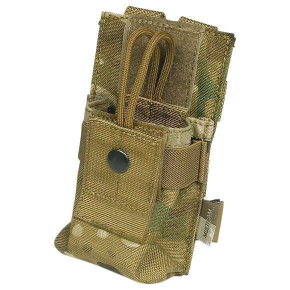Подсумок длинный FLYYE для радиостанции Цвет - Мультикам. Материал - Cordura 1000, фото 1