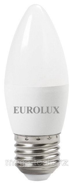 Лампа светодиодная EUROLUX LL-E-C37-6W-230-4K-E27