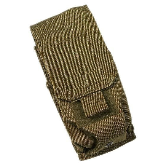 Подсумок одинарный закрытый FLYYE для дымовой гранаты Цвет - Хаки. Материал - Cordura 1000, фото 1