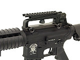 Крепление на ручку переноски ACM для M4/M16 с планкой Пикатини-Вивера (20мм) Черный (1 планка) (Арт.:, фото 2