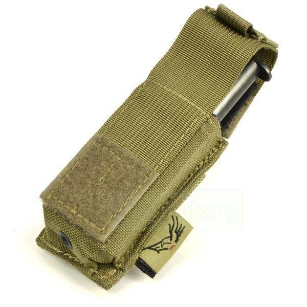 Подсумок одинарный FLYYE для пистолетного магазина (.45 клб) Цвет - Хаки. Материал - Cordura 1000, фото 1
