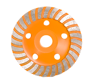Чашка алмазная зачистная, 125 мм, Турбо Вихрь