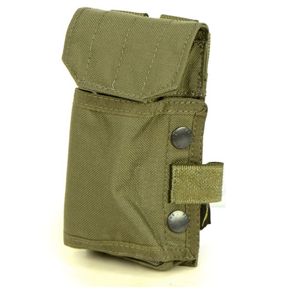 Подсумок FLYYE для GPS Цвет - Серо-зеленый. Материал - Cordura 1000, фото 1