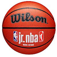 Wilson мяч баскетбольный NBA JR FAM Logo indoor/outdoor (7, brown)