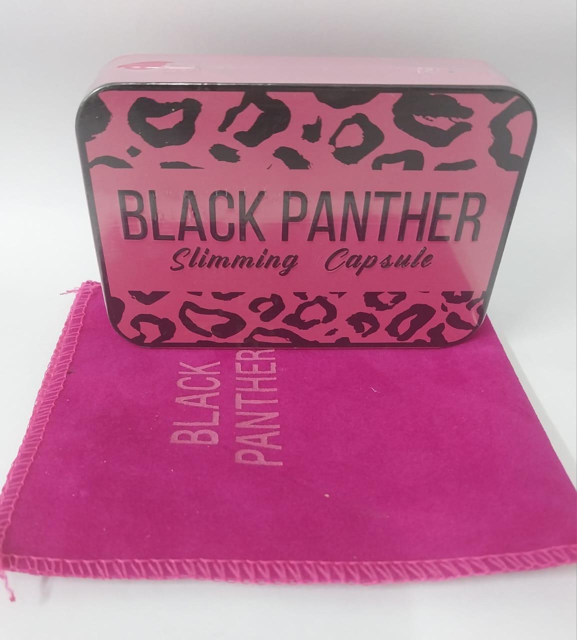 Капсулы для похудения «Black Panther» («Черная пантера») в розовом