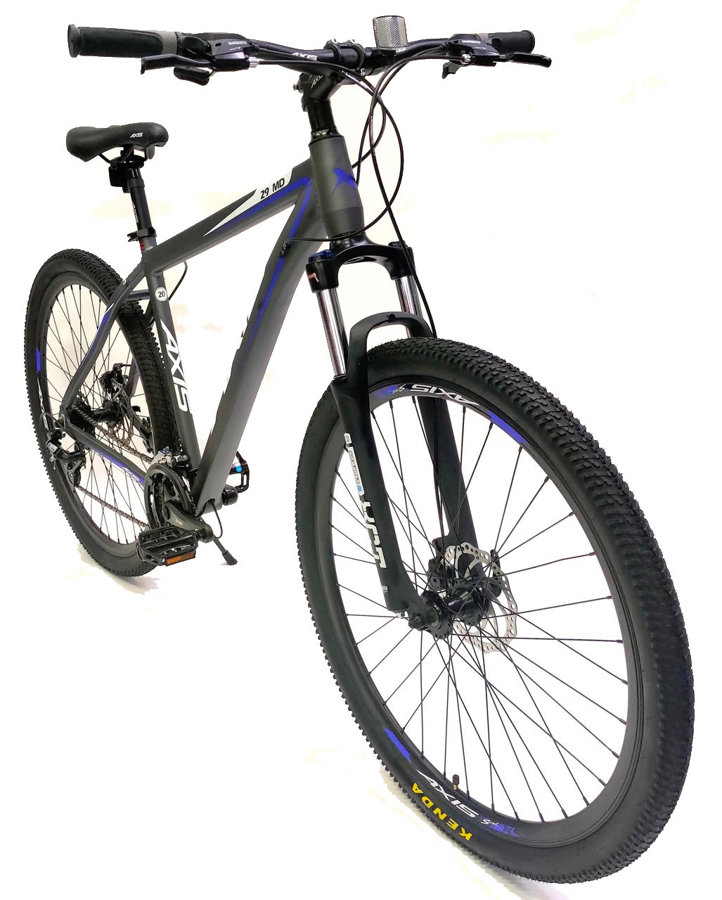 Горный велосипед AXIS 29 MD (2021) Grey - фото 2 - id-p93213902