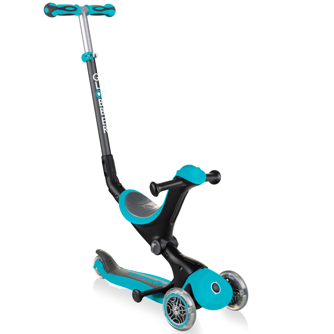 Самокат детский трансформер Globber Go.Up Deluxe Lights, фото 1