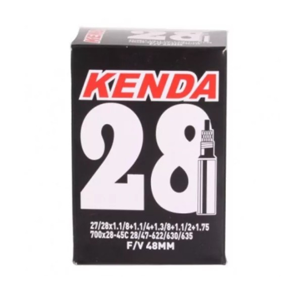 Велокамера Kenda 27/28X1,1/8+1,1/4+1,3/8+1,1/2+1,75, 700x28-45C, 28/47-622/630/635 - фото 1 - id-p93213914