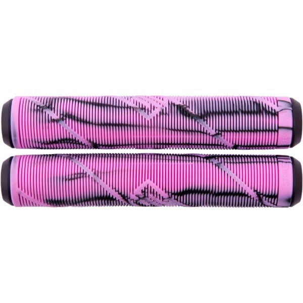 Грипсы Striker Thick Logo Pro Scooter Grips Black/Pink - фото 1 - id-p93213941
