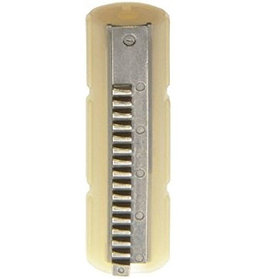 SHS Поршень Поликарбонатный Полузубый Количество стальных зубов - 15. Цвет - Белый(Арт.: SHS-TT0039)