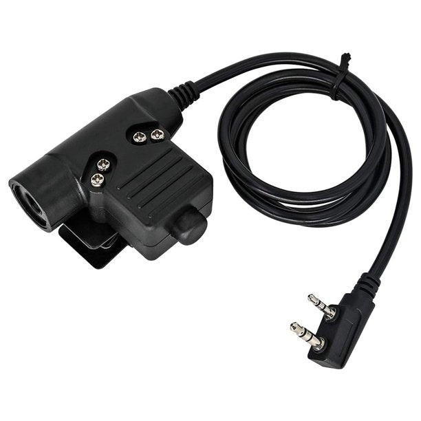 Z-Tactical Кнопка PTT U94 Совместимость - Motorola 2-pin. Цвет - Черный, фото 1